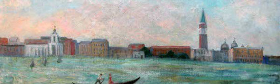 Tramonto sul Bacino San Marco – 60×80 – Olio su tela